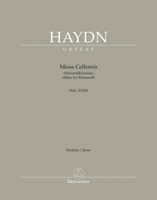 Baerenreiter Verlag - Missa Cellensis Hob. XXII:8 Mass for Mariazell - Haydn - Score, Urtext Edition - Vocal, Mixed Choir, Orchestra