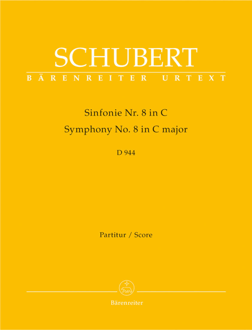 Symphony No. 8 in C Major D 944 \'\'the Great\'\' - Schubert - Score, Urtext Edition - Orchestra