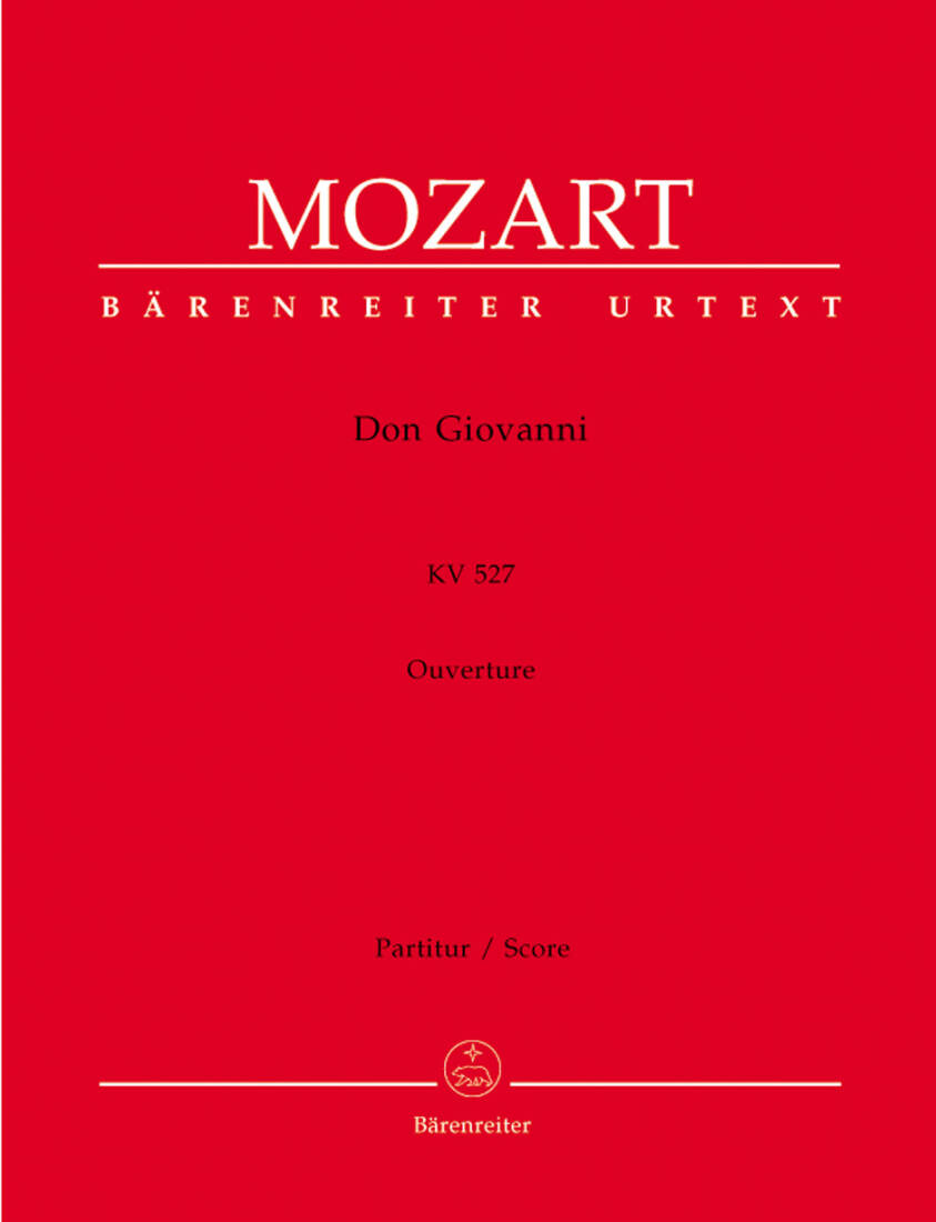 Overture to \'\'Don Giovanni\'\' K. 527 - Mozart - Score, Urtext Edition