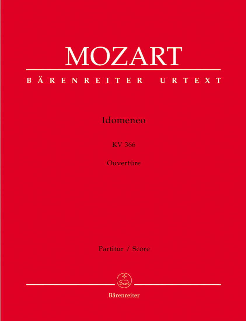 Idomeneo K. 366 - Mozart - Score, Urtext Edition