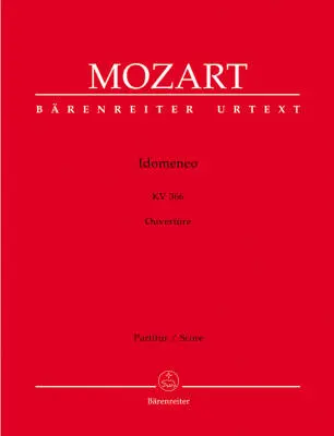 Baerenreiter Verlag - Idomeneo K. 366 - Mozart - Score, Urtext Edition