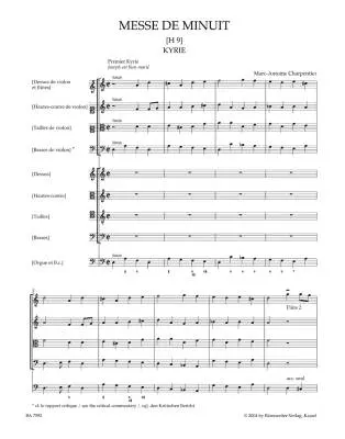 Messe de Minuit pour Noel (Christmas Mass) H 9 - Charpentier - Score, Urtext Edition - Soloists, Choir, Orchestra