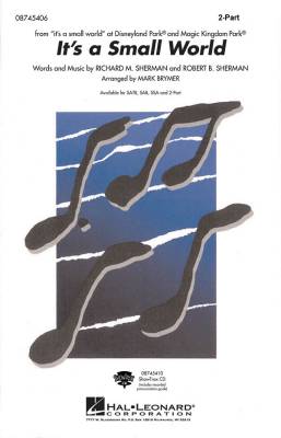Hal Leonard - Its A Small World - Sherman/Sherman/Brymer - 2pt