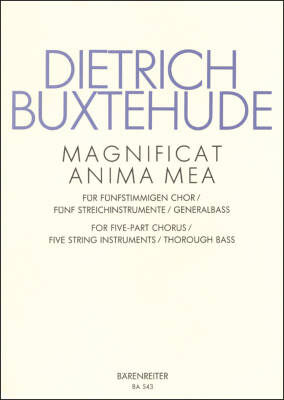 Magnificat Anima Mea Buxwv-anh 1 - Buxtehude - Score, Set of Parts - Choir, Strings, Basso Continuo