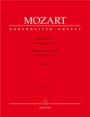 Missa in C Major K. 317 ''Coronation Mass'' - Mozart - Score, Urtext Edition