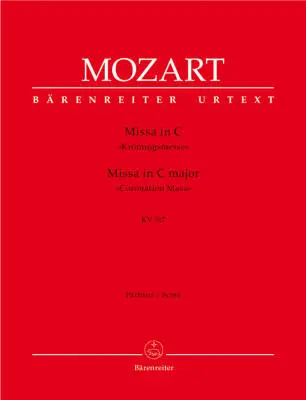 Missa in C Major K. 317 \'\'Coronation Mass\'\' - Mozart - Score, Urtext Edition