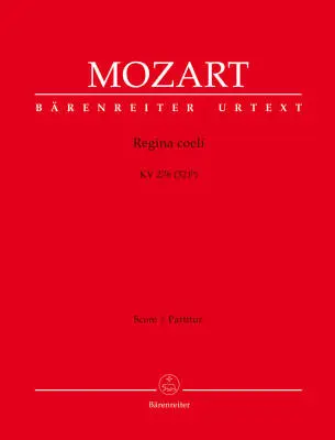 Baerenreiter Verlag - Regina Coeli in C Major K. 276 (321b) - Mozart - Score, Urtext Edition