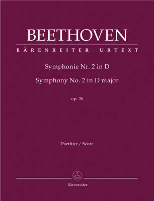 Symphony No. 2 in D Major Op. 36 - Beethoven - Score, Urtext Edition - Orchestra