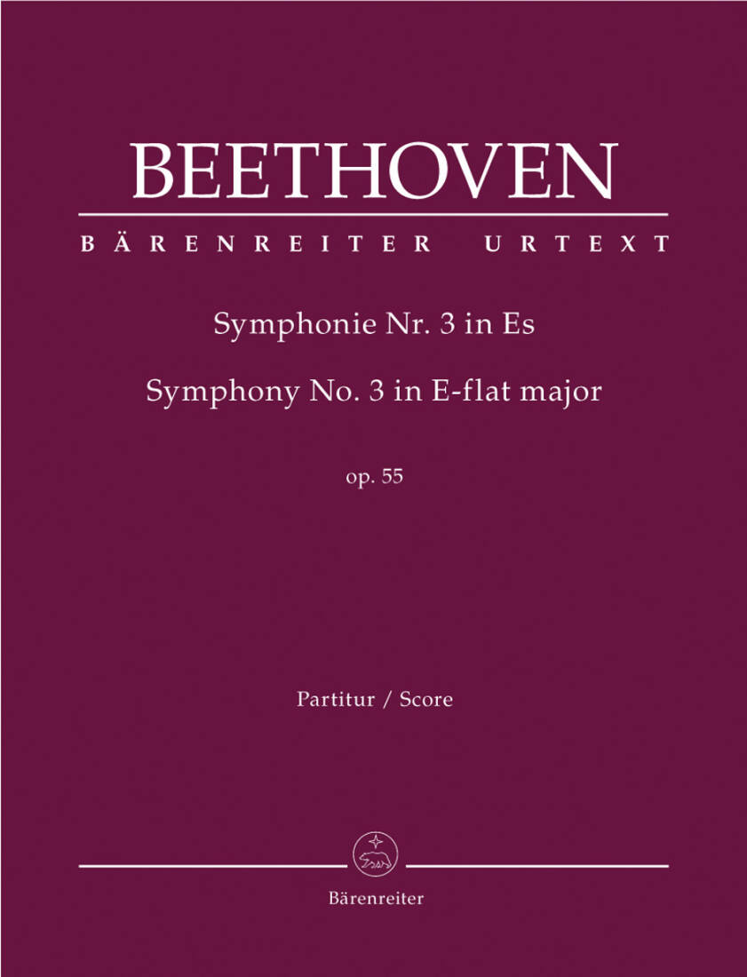 Symphony No. 3 in E-flat Major Op. 55 \'\'Eroica\'\' - Beethoven - Score, Urtext Edition - Orchestra