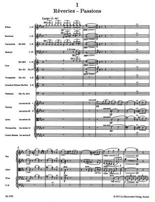Symphonie Fantastique - Berlioz - Score, Urtext Edition - Orchestra