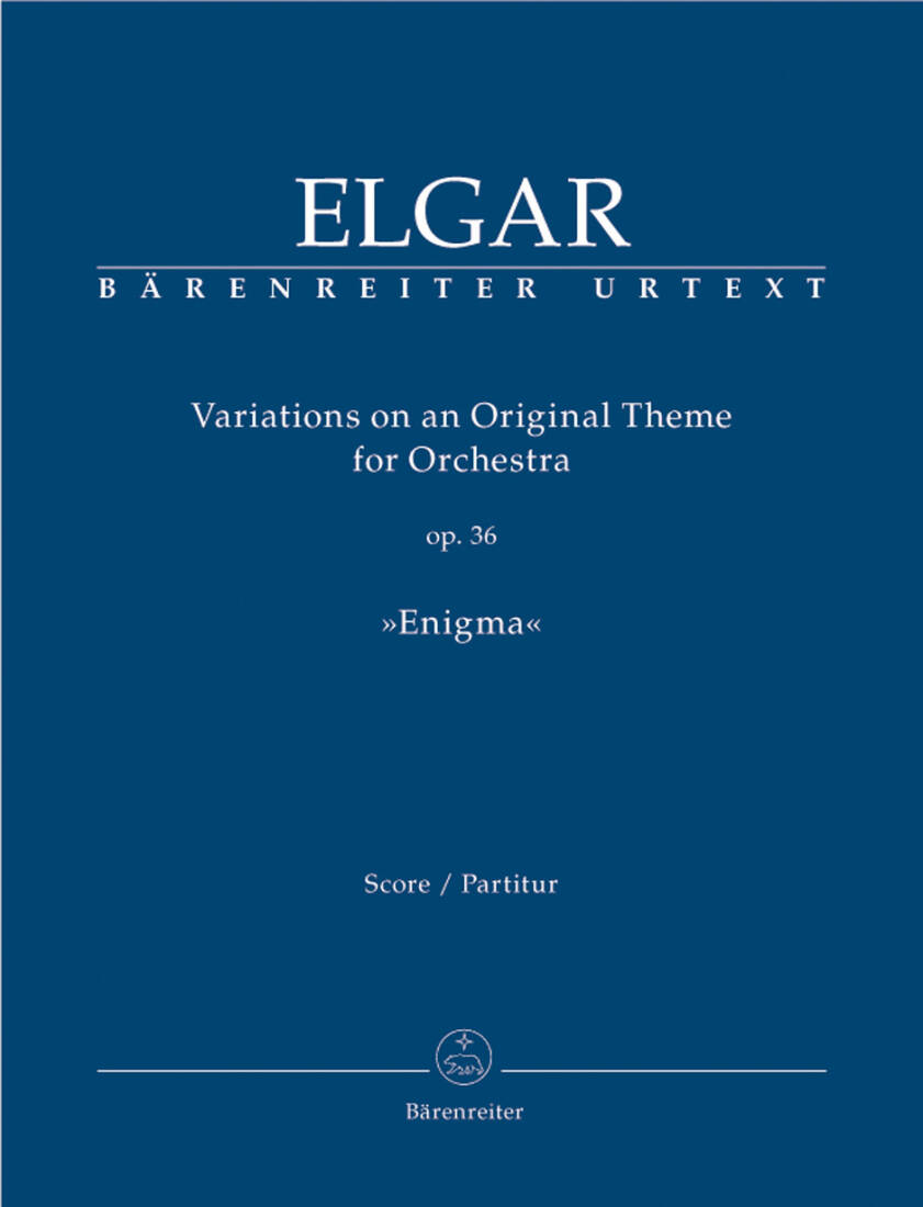 Variations on an Original Theme for Orchestra Op. 36 \'\'Enigma\'\' - Elgar - Score, Urtext Edition - Orchestra