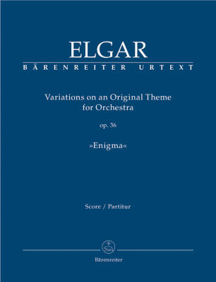 Variations on an Original Theme for Orchestra Op. 36 ''Enigma'' - Elgar - Score, Urtext Edition - Orchestra
