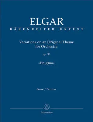 Variations on an Original Theme for Orchestra Op. 36 \'\'Enigma\'\' - Elgar - Score, Urtext Edition - Orchestra