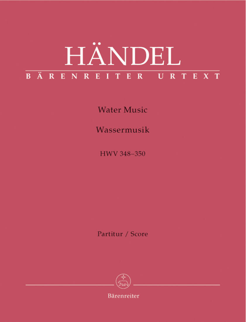 Water Music HWV 348-350 - Handel - Score, Urtext Edition