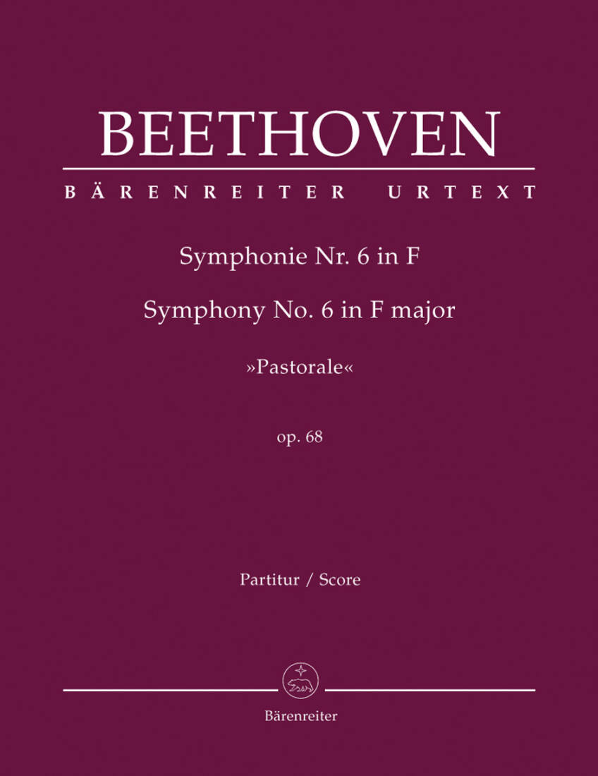Symphony No. 6 in F Major Op. 68 \'\'Pastorale\'\' - Beethoven - Score, Urtext Edition - Orchestra