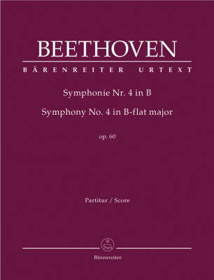 Symphony No. 4 in B-flat Major Op. 60 - Beethoven - Score, Urtext Edition - Orchestra