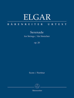 Serenade for Strings Op. 20 - Elgar - Score, Urtext Edition - String Quartet, Basso Continuo