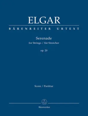 Baerenreiter Verlag - Serenade for Strings Op. 20 - Elgar - Score, Urtext Edition - String Quartet, Basso Continuo