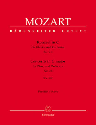 Concerto for Piano and Orchestra No. 21 in C Major K. 467 - Mozart - Full Score
