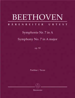 Baerenreiter Verlag - Symphony No. 7 in a Major Op. 92 - Beethoven - Score, Urtext Edition - Orchestra