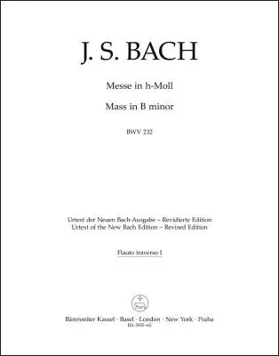 Mass in B Minor BWV 232 - Bach - Wind Set, Urtext Edition