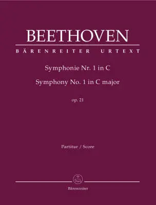 Symphony No. 1 in C Major Op. 21 - Beethoven - Score, Urtext Edition - Orchestra