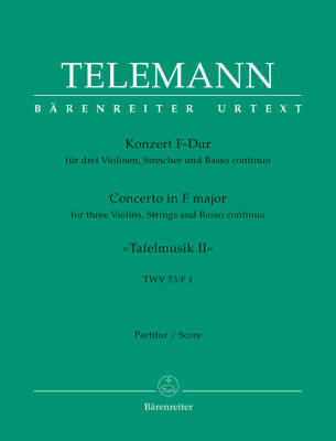 Concerto in F Major TWV 53:F1 - Telemann - Full Score