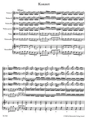 Concerto in F Major TWV 53:F1 - Telemann - Full Score
