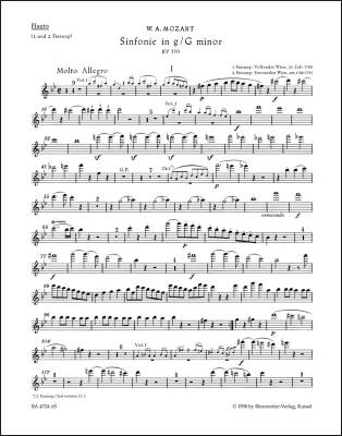 Symphony No. 40 in G Minor K. 550 - Mozart - Wind Set, Urtext Edition