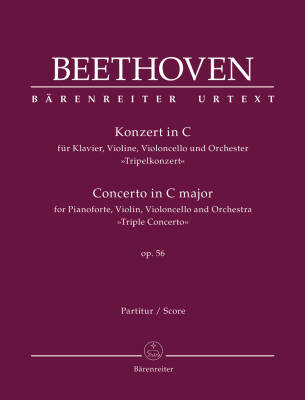 Triple Concerto in C Major Op. 56 ''Triple Concerto'' - Beethoven - Score - Orchestra