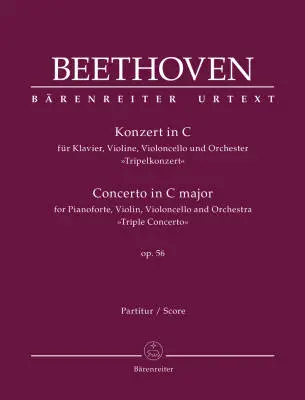 Baerenreiter Verlag - Triple Concerto in C Major Op. 56 Triple Concerto - Beethoven - Score - Orchestra
