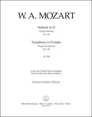 Symphony No. 38 in D Major K. 504 \'\'Prague Symphony\'\' - Mozart - Wind Set, Urtext Edition