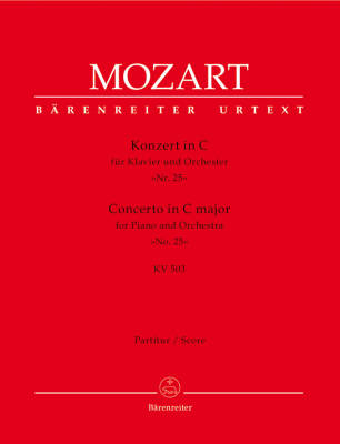 Concerto No. 25 in C Major K. 503 - Mozart - Piano/Orchestra - Score
