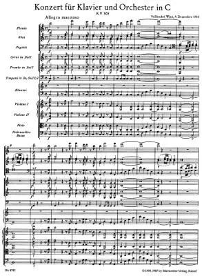 Concerto No. 25 in C Major K. 503 - Mozart - Piano/Orchestra - Score