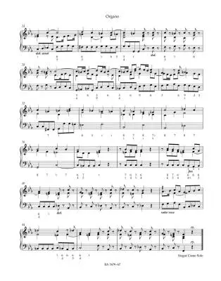 Stabat Mater for Soprano, Alto, Strings and Basso Continuo - Pergolesi - Organ Part, Urtext Edition