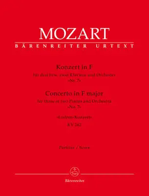 Baerenreiter Verlag - Concerto No. 7 in F Major K. 242 Lodron Concerto - Mozart - Score