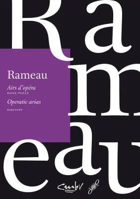 Baerenreiter Verlag - Airs dOpera / Operatic Arias.basse-taille - Rameau - Vocal Score, Anthology, Urtext Edition