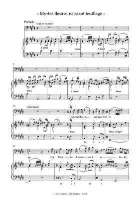 Airs d\'Opera / Operatic Arias.basse-taille - Rameau - Vocal Score, Anthology, Urtext Edition