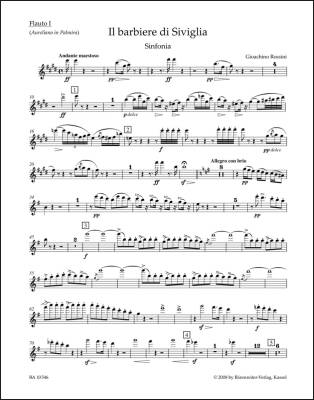Il Barbiere Di Siviglia (der Barbier von Sevilla). Sinfonia (Ouverture) - Rossini - Wind Set, Urtext Edition