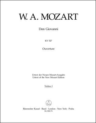Overture to ''Don Giovanni'' K. 527 - Mozart - Violin I Part, Urtext Edition