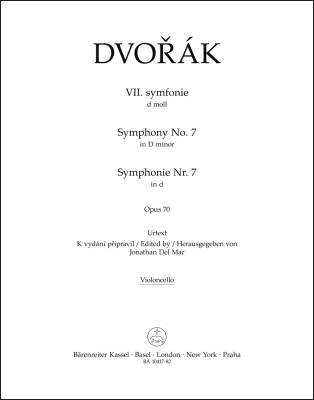 Symphony No. 7 in D Minor Op. 70 - Dvorak - Cello Part, Urtext Edition