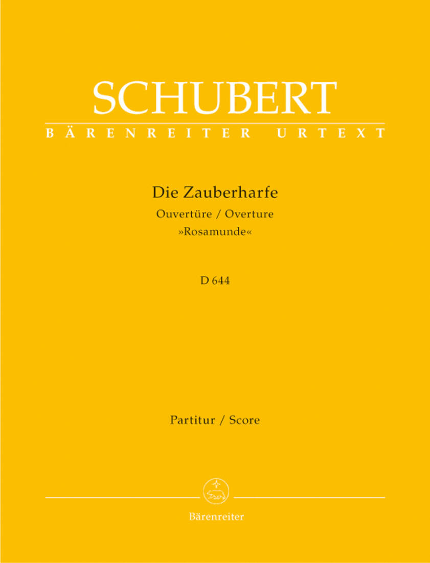 Die Zauberharfe. Overture in C Major D 644 \'\'Rosamunde\'\' - Schubert - Score, Urtext Edition