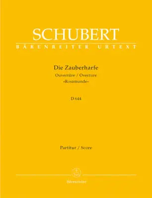 Baerenreiter Verlag - Die Zauberharfe. Overture in C Major D 644 Rosamunde - Schubert - Score, Urtext Edition