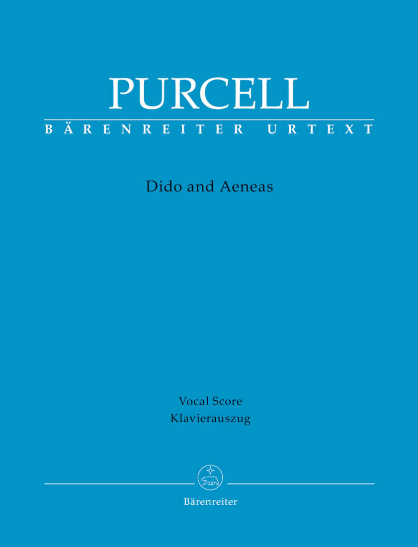 Dido and Aeneas - Purcell - Vocal Score, Urtext Edition - Soloists, Mixed Choir, Orchestra