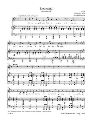 Lieder High Voice - Schubert - Singing Score, Urtext Edition - High Voice, Piano