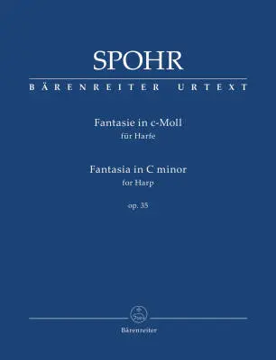 Baerenreiter Verlag - Fantasia for Harp in C Minor Op. 35 - Spohr - Performance Score, Urtext Edition - Harp