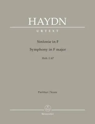Baerenreiter Verlag - Symphony in F Major Hob. I:67 - Haydn - Score, Urtext Edition - Orchestra