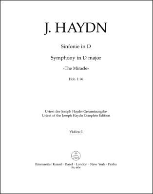 Symphony in D Major Hob. I:96 ''the Miracle'' - Haydn/ Salomon - Violin I Part, Urtext Edition