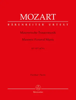 Baerenreiter Verlag - Masonic Funeral Music K. 477 (479a) - Mozart - Score, Urtext Edition - Orchestra