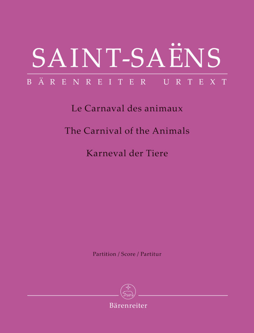 The Carnival of the Animals - Saint-saens - Score, Urtext Edition - Orchestra
